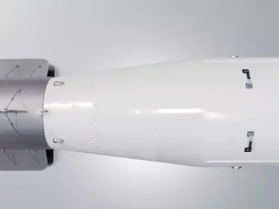 RDS-220 Tsar Bomba Hydrogen Bomb 3D model