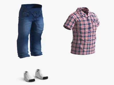  Plaid Casual Outfit for Dwarf Man 
