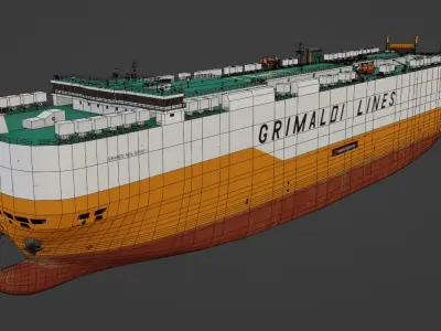 GRANDE NEW JERSEY Vehicles Carrier 3D model Low-poly 3D model
