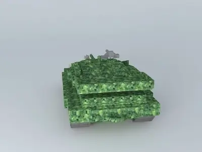 TAU 2A1E new frptotife kazakhstan's tank Free 3D model