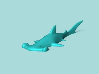 Hammerhead Shark - Wall Decor - Decoration 3D print model