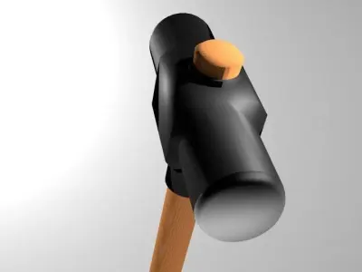 Civil Tool - Sledge Hammer 3D model
