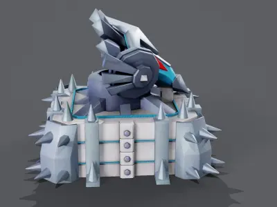 Eagle artillery 3D model