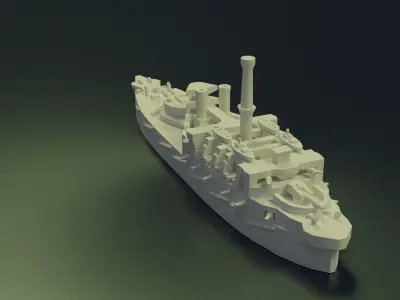 HMS Victoria 1887 3D print model