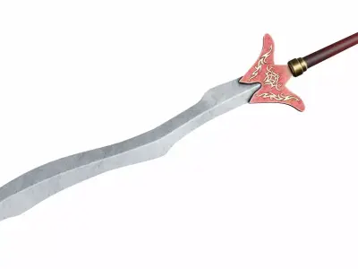 Sword 18 Low-poly 3D model