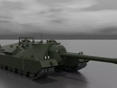 T28 Super-Heavy Tank 3D model