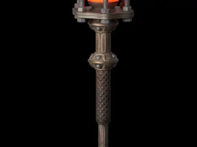 Hammer Fallout 3   Low-poly 3D model