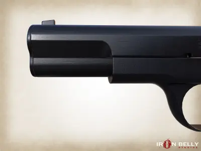 AAA FPS TT-33 Pistol Low-poly 3D model