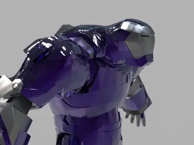 Iron Man IGOR 3D High Poly model 3D model