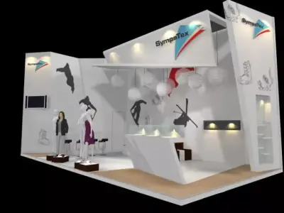 Exhibition - Area -10X5-3DMAX2009-016 3D model