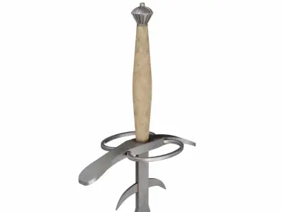 Flamberge 3D model