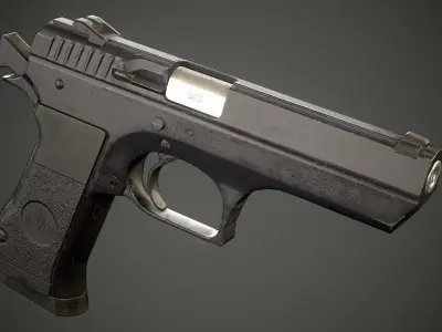 Jericho 941F Low-poly 3D model purchase