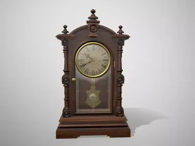 Antique Mantel Clock 3D model
