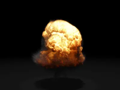 Super Realistic Explosion 5 - vdb animated 3D model