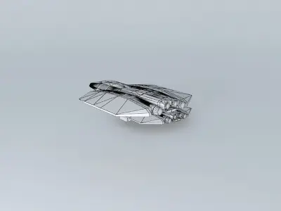 SQ Thunderbolt - Multirole corvette class Free 3D model