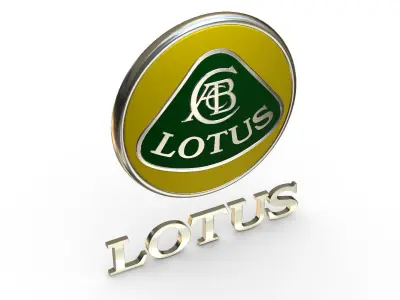 lotus logo 3D model