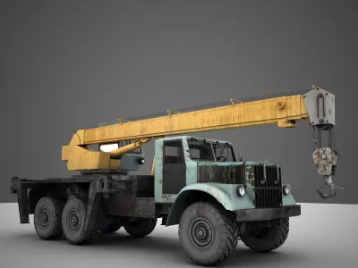 crane KrAZ 3D model