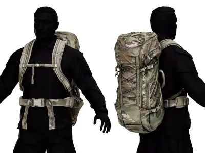 ARCTERYX ASSAULT PACK 30 Low-poly 3D model
