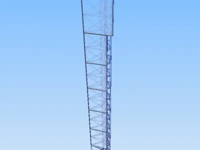Column Advertising 3D model