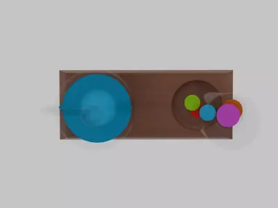 Antique Weather Station Low-poly 3D model