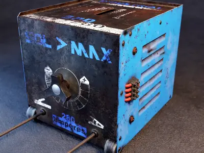Old Welding Machine 01 3D model