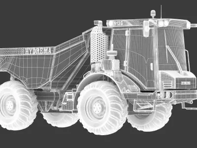 Hydrema 912G Articulated Dump Truck 3D model