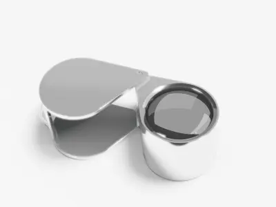 Magnifying glass - lupe 3D model 3D model