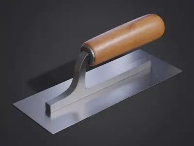 Mini Plastering Trowel 3D model