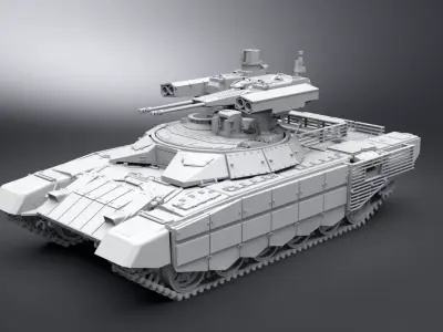BMPT Terminator 2 Scale model 3D print model