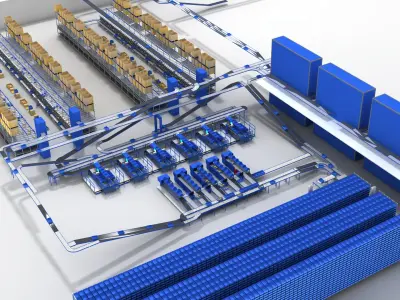  Sorting storage warehouse 