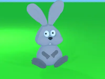 Funny bunny 3D model