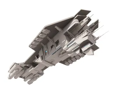 Spaceship-spacecraft-5 3D model