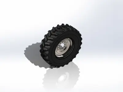 Roda 38XW15 18 4 38 12PR R1 Wheel 3D model