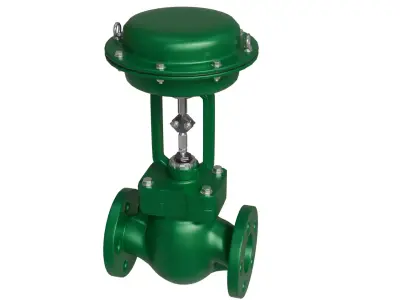 Control valve 3D model purchase