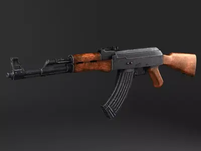 AK47 Kalashnikov 3D model purchase