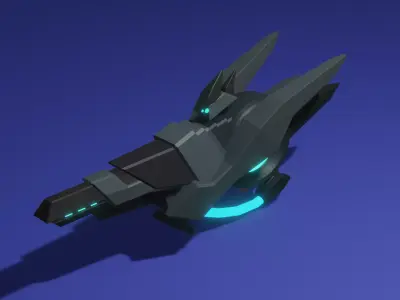 low poly Syrina Low-poly 3D model