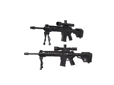 KMR762 sniper rifle 3D print model