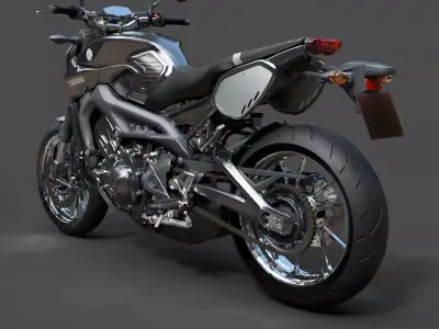 Yamaha Tracer 900 - Hyper-Detailed Sport Tourer 3D model