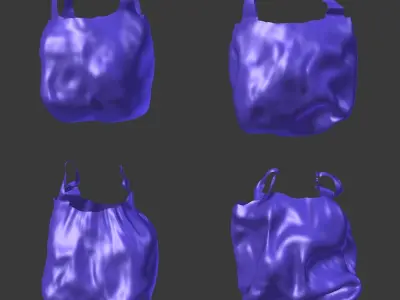 Plastic Sack - Bag Debris 3D model