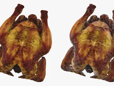 Roasted Chicken Collection 3 3D model