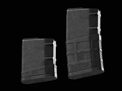 PMAG 20 and 10 LRSR GEN M3 Low-poly 3D model