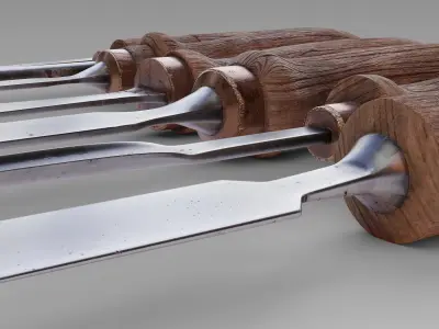 Tools package 01 Low-poly 3D model