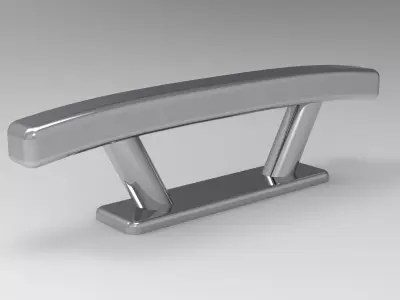 Bollard  Cleat 203mm 3D model