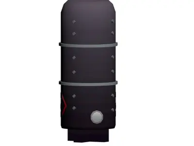 Toony Gas Tank Low-poly 3D model