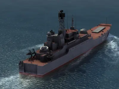 Ropucha Landing Ship 3D model