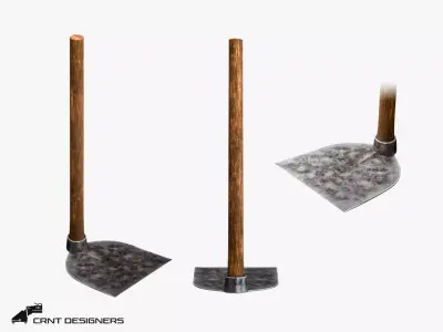 Farming Hoe 3D model