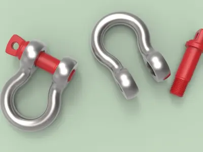 Anchor shackle G-209 3D model