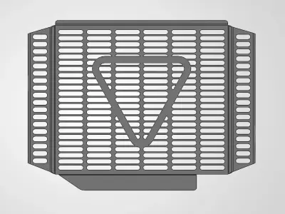 Triumph Trident 660 Radiator Guard 3D model
