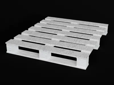 Palett Product Desing Model Low-poly 3D model