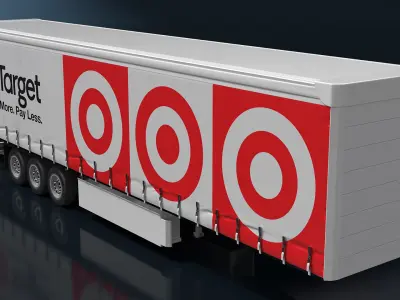 Target Curtain Side Trailer 